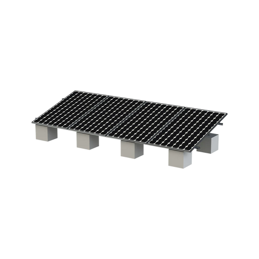 Montaje para Panel Solar, Riel "8" de 5450mm para Módulos con Espesor de 35mm, Velocidad de Viento Máx. 136km/h (20° a 45°)-Montajes para Paneles-EPCOM POWERLINE-VEKTOR8RST-Bsai Seguridad & Controles