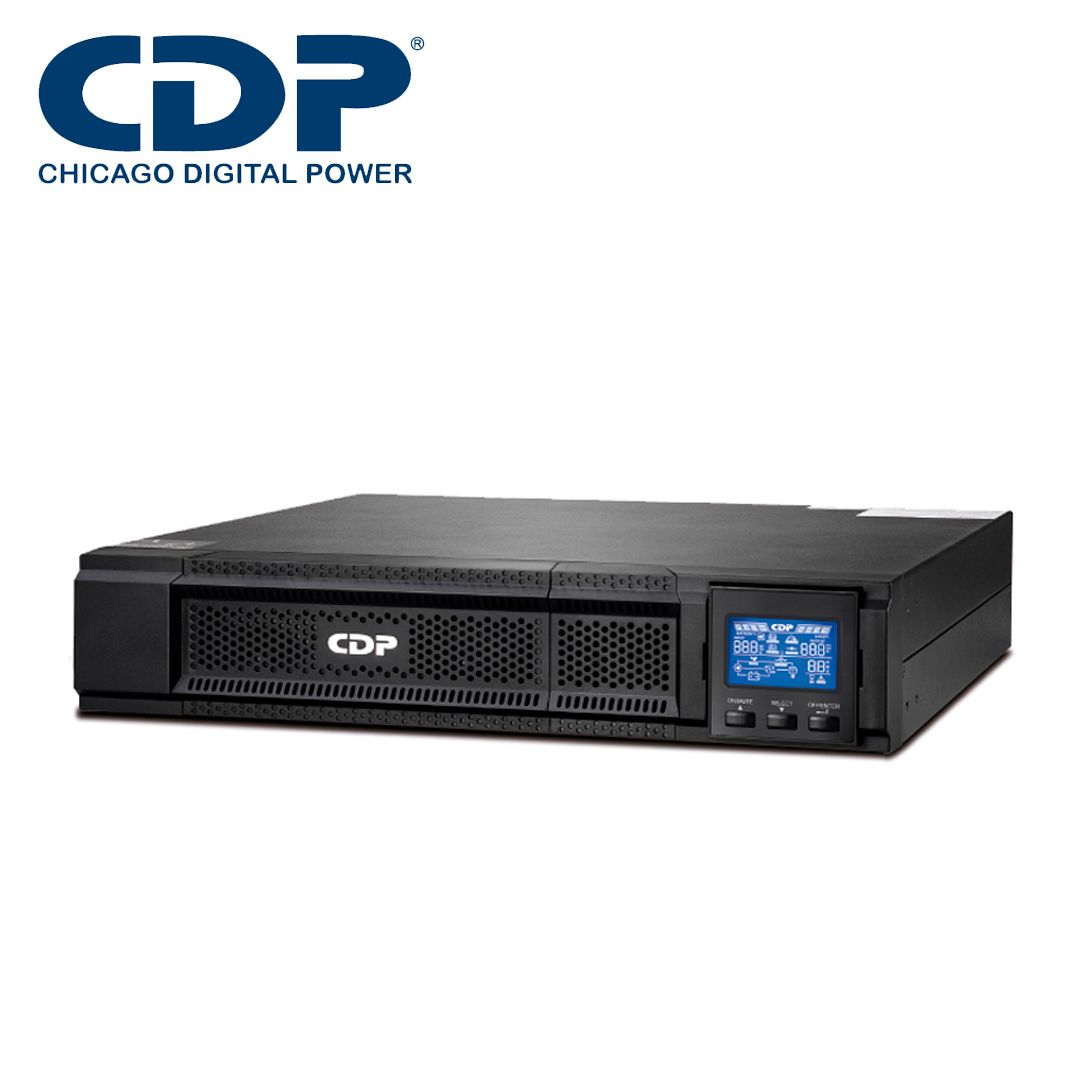 NO BREAK UPS ONLINE RACK TORRE UPO11-1RTAX CDP / 1000VA / 1000W / FACTOR DE POTENCIA 1.0 / 2 UNIDADES DE RACK / DOBLE CO