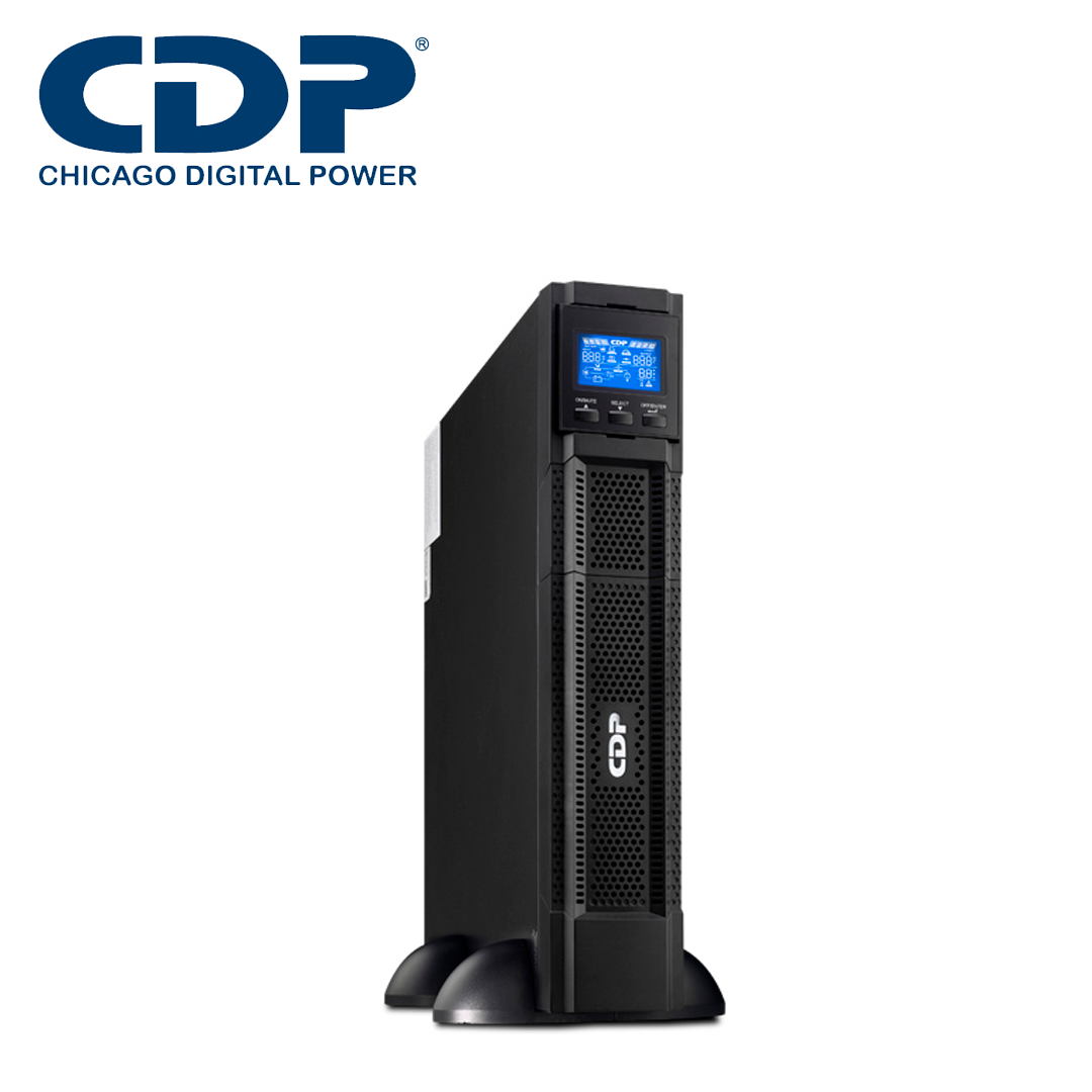 NO BREAK UPS ONLINE RACK TORRE UPO11-1RTAX CDP / 1000VA / 1000W / FACTOR DE POTENCIA 1.0 / 2 UNIDADES DE RACK / DOBLE CO