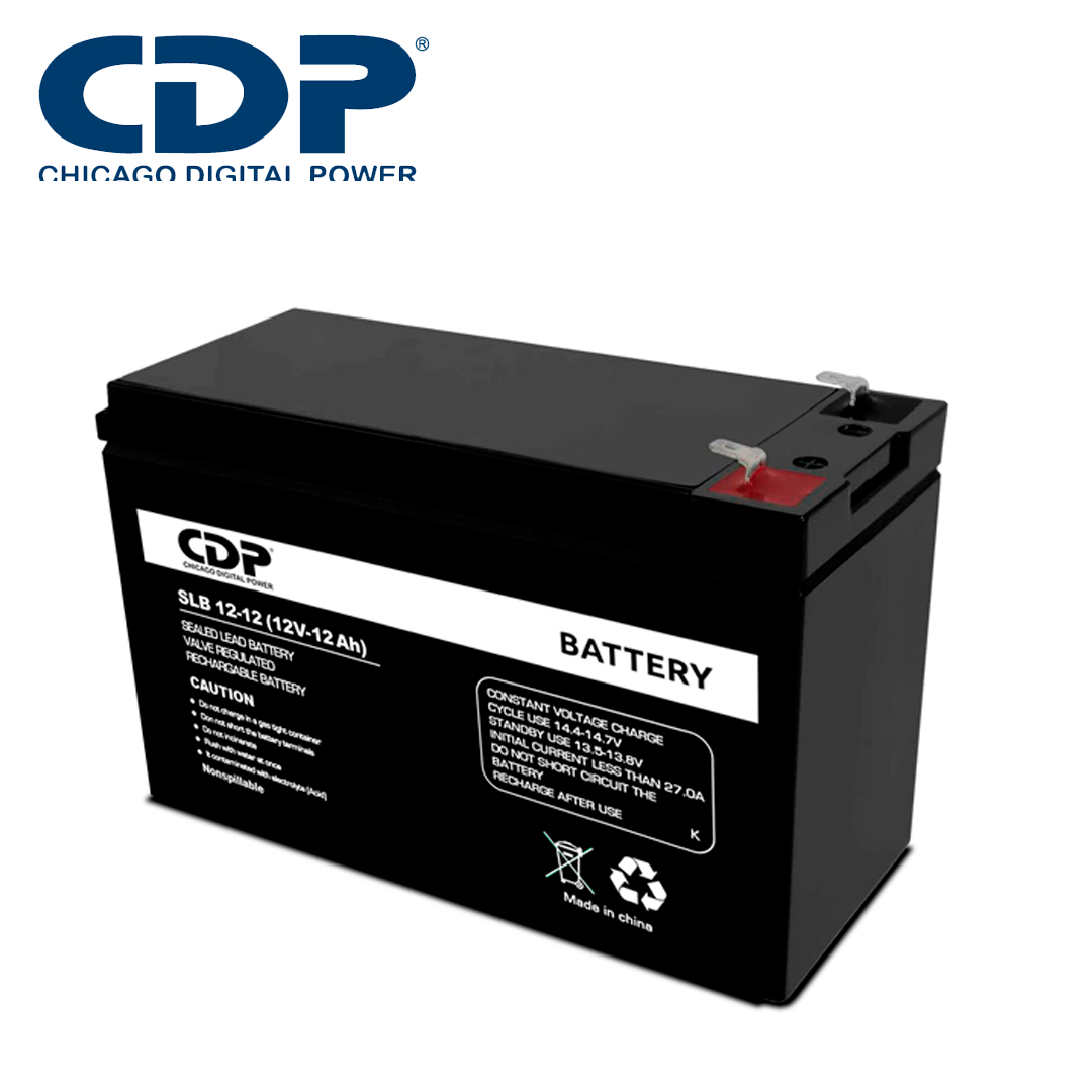 BATERIA PARA UPS SLB12-7 CDP / 12V / 7AH / PLOMO ACIDO SELLADA / LIBRE DE MANTENIMIENTO