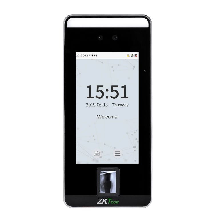 CONTROL DE ACCESO ZKTECO MODELO SPEEDFACE V5L / RECONOCIMIENTO FACIAL / ID Y HUELLAS / ACCESO AVANZADO / ASISTENCIA BASICO / PANTALLA 5 PULGADAS / 10,000 ROSTROS / 10,000 HUELLAS / 10,000 TARJETAS / 200,000 EVENTOS / REQUIERE LICENCIA ZKBIO CVSECURITY-...-Acceso Lectores-ZKTECO-Bsai Seguridad & Controles
