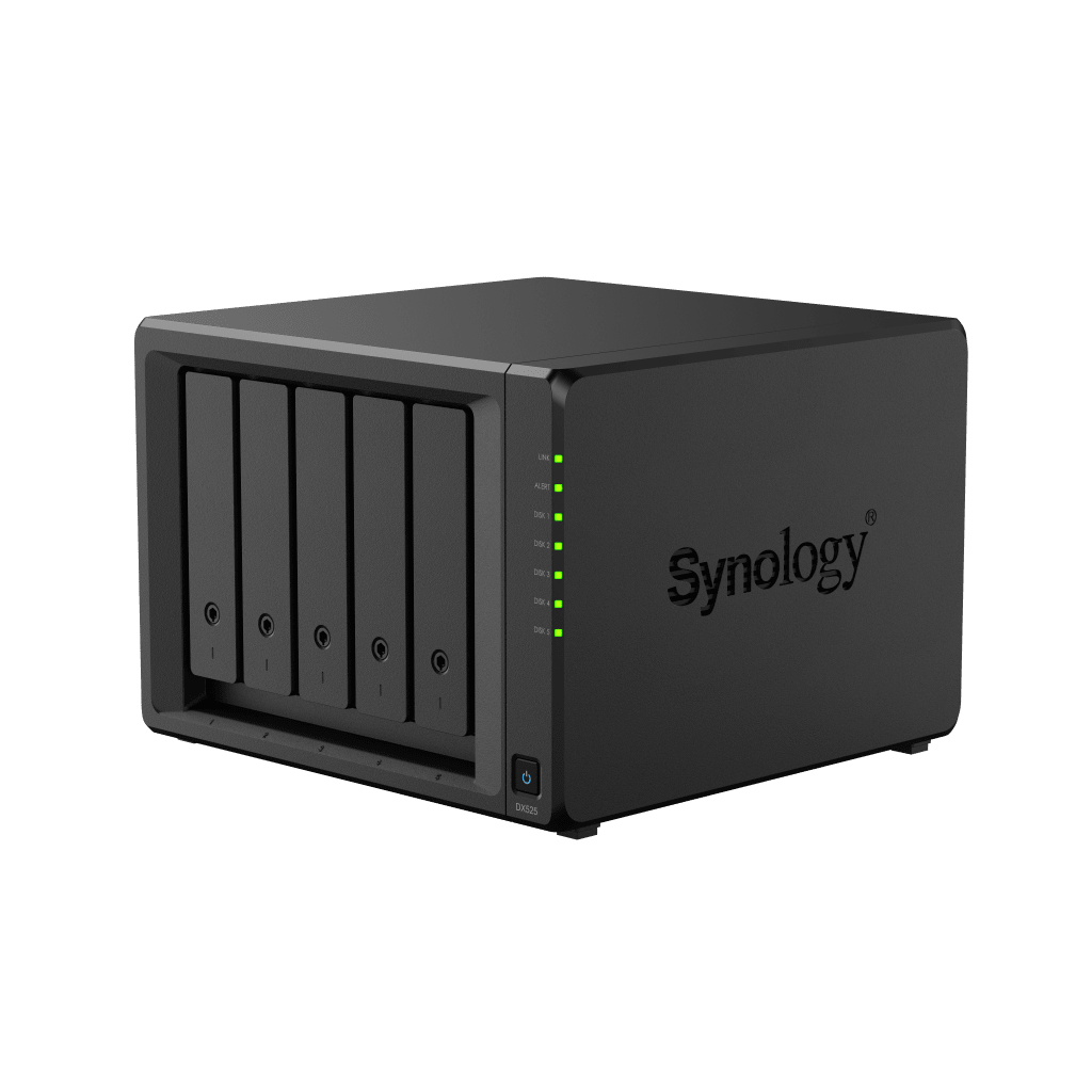 UNIDAD DE EXPANSIÓN DX525 | 5 BAHÍAS PARA UNIDADES 3.5" Y 2.5" | INTERCAMBIO EN CALIENTE | COMPATIBLE CON SYNOLOGY DISKSTATION.