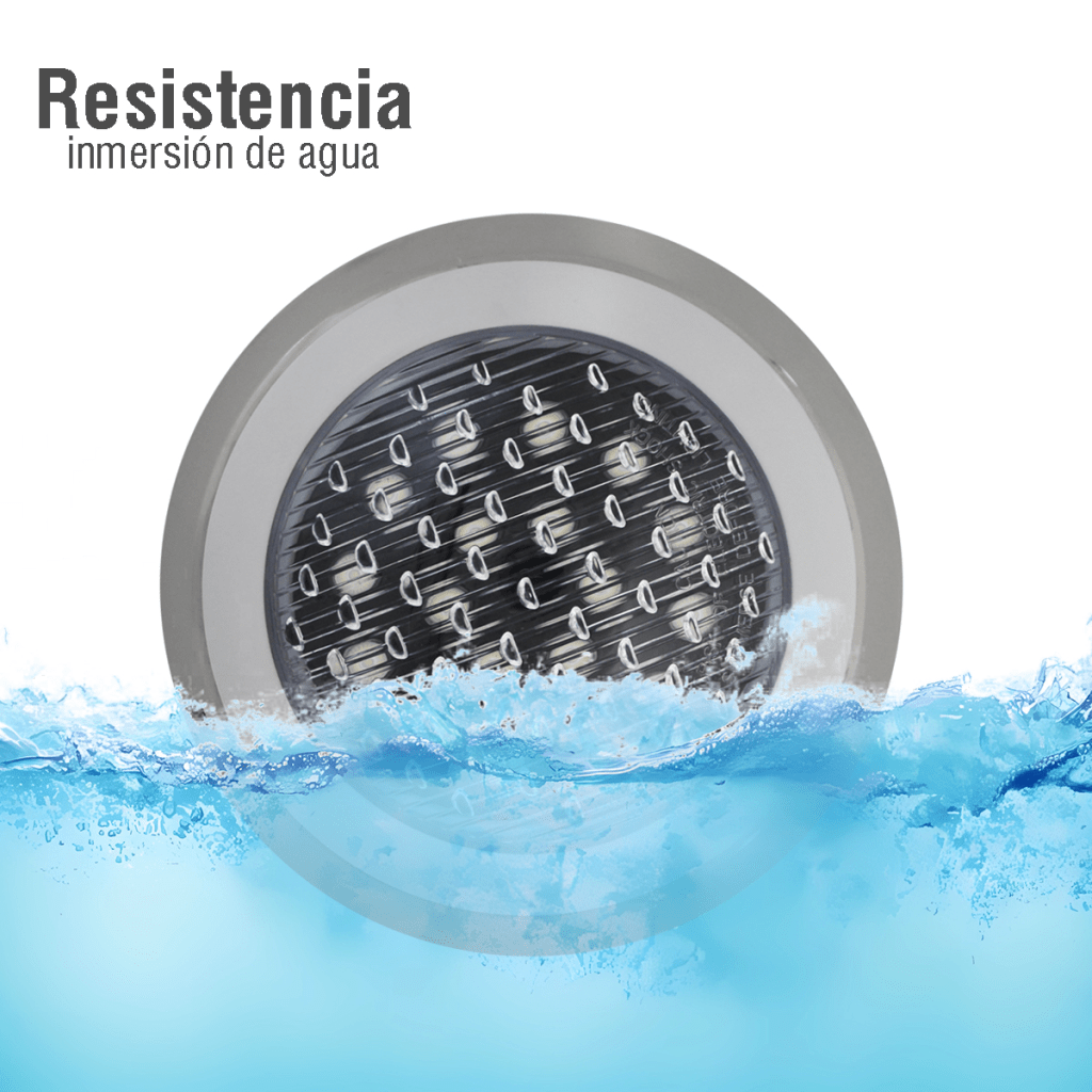 LUMINARIO SUMERGIBLE RGB / 18W / 2340 LM / IP68 / Ø290MM X 62MM / USO EXTERIOR / TRANSFORMADOR JPY-50-Iluminación-JWJ-Bsai Seguridad & Controles