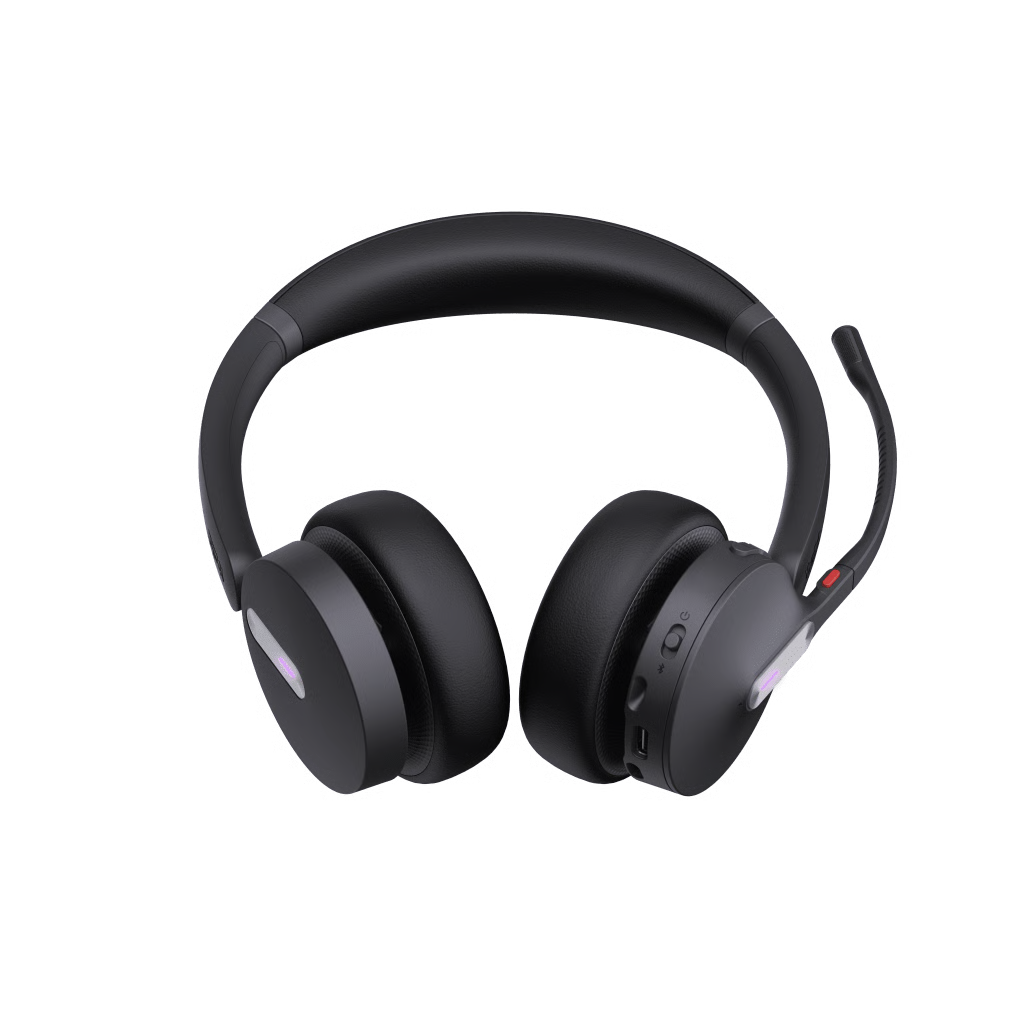 DIADEMA INALÁMBRICA WH64 DUAL TEAMS CON MICRÓFONO DUAL Y ACOUSTIC SHIELD 2.0 PARA LLAMADAS CLARAS EN ENTORNOS RUIDOSOS