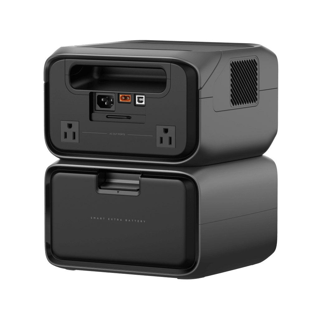 ECOFLOW RIVER 3 | ESTACIÓN DE ENERGÍA PORTÁTIL 858WH LITIO LFP / 2 AC 300 W (MAX. 550W) / 1 USB-C 100W / 2 USB -A 12W / CARGADOR DE COCHE 8A A 12 O 24V / CONECTIVIDAD WIFI Y BLUETOOTH (APP) / CARGA SOLAR 110W MAX.-Respaldo de Energía-ECOFLOW-Bsai Seguridad & Controles