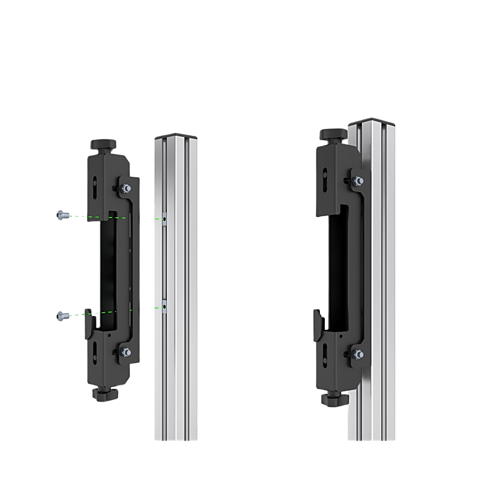 ACCESORIO_ RIEL DE ALUMINIO CON LONGITUD DE 2380MM| COMPATIBLE CON ESTRUCTURA PARA VIDEOWALL | DISEÑO MODULAR | INCLUYE TAPAS DE RIEL-Monitores Pantallas y Mobiliario-EPCOM INDUSTRIAL-Bsai Seguridad & Controles
