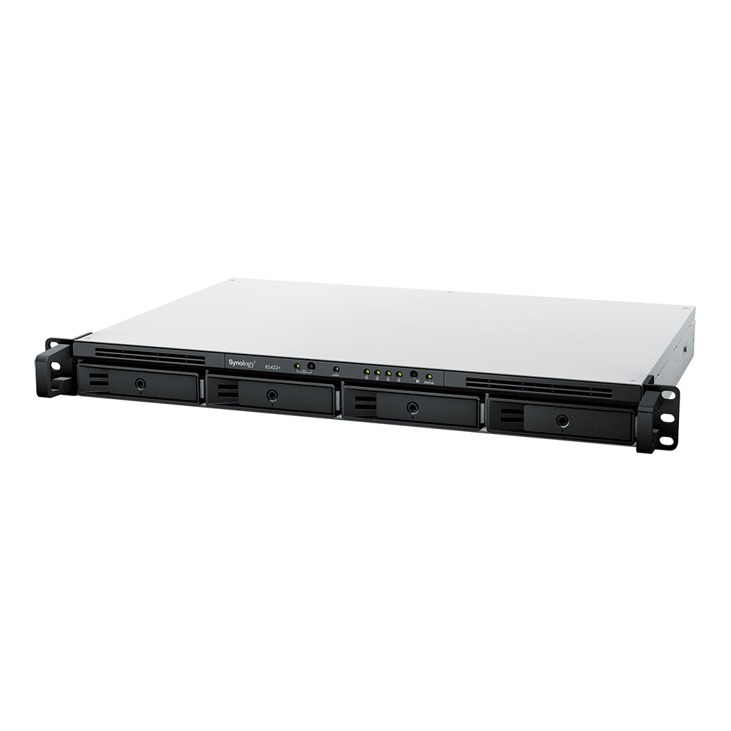 NAS RACKSTATION RS422+ | 4 BAHÍAS | 1U | AMD RYZEN R1600 | 2 GB DDR4 ECC | 570 MB/S LECTURA | 530 MB/S ESCRITURA | PUERTOS DUAL 1GBE | ACTUALIZACIÓN 10GBE | COMPATIBILIDAD RAID | SYNOLOGY DSM.-Servidores / Almacenamiento-SYNOLOGY-Bsai Seguridad & Controles