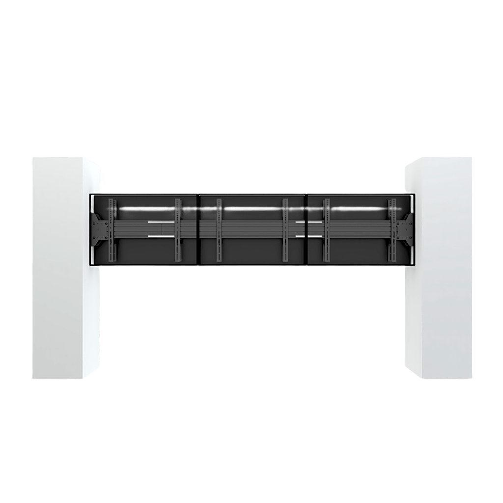 ACCESORIO_ PLACA PARA MONTAJE DOBLE DE PANTALLAS PARA EXHIBICION DE PARED A PARED| DIMENSIONES 225.2 MM X 126.2 MM X 95 MM-Monitores Pantallas y Mobiliario-EPCOM INDUSTRIAL-Bsai Seguridad & Controles