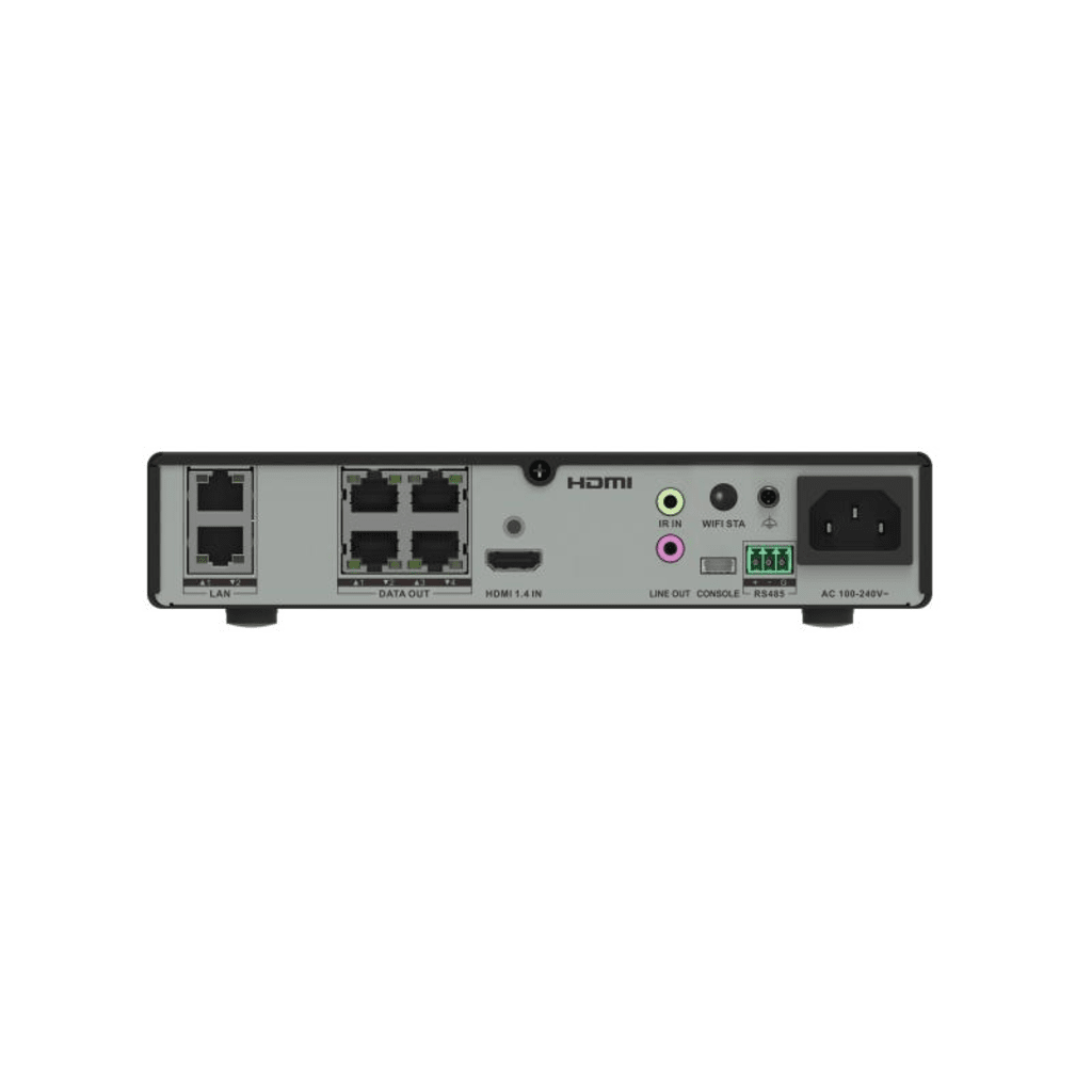 CONTROLADOR LED PARA VIDEOWALL / CONFIGURACIÓN WEB / ANDROID INTERCONSTRUIDO / 4 PUERTOS DE VIDEO RJ45 / COMPATIBLE CON PANELES LED HIKVISION