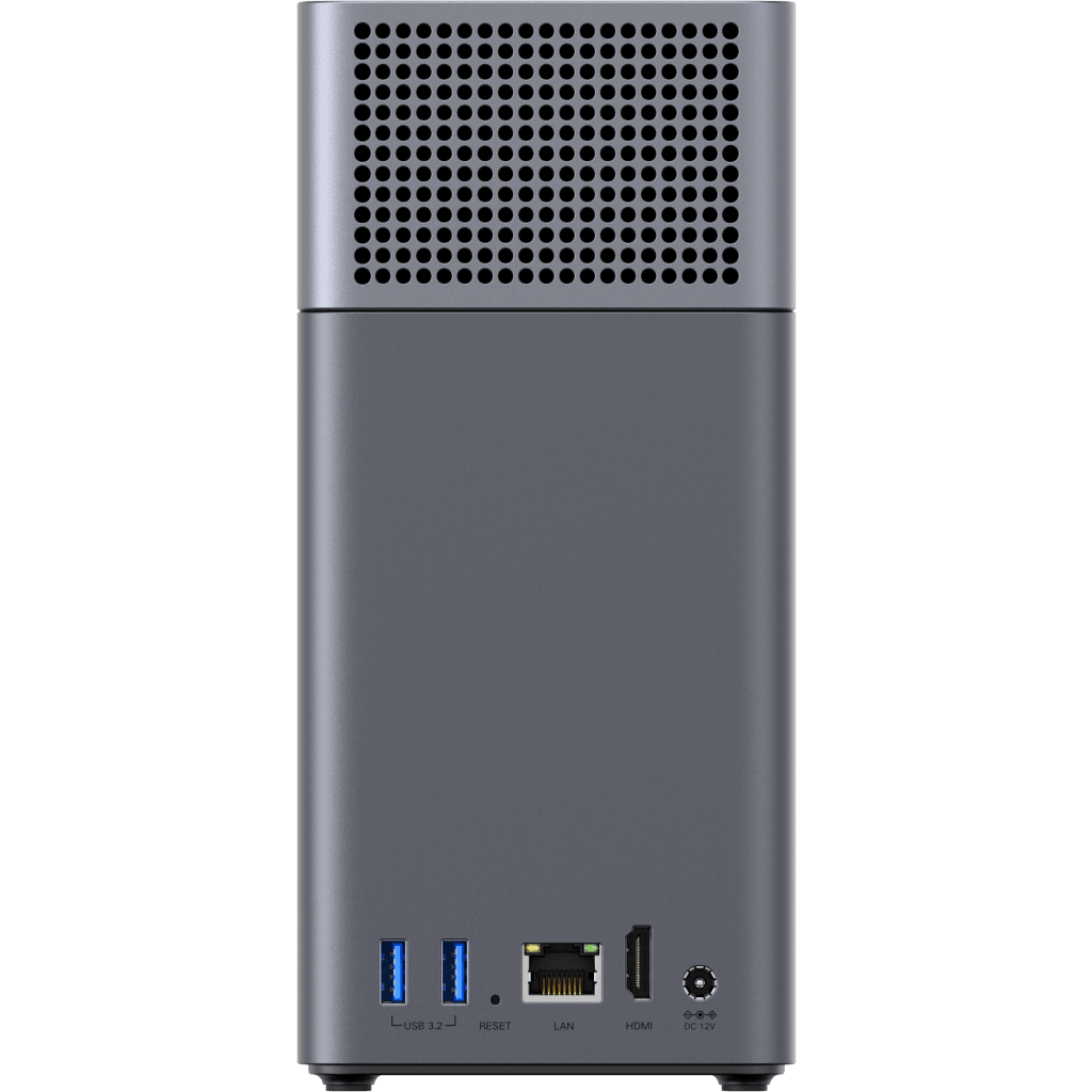 NAS UGREEN NASync DH2300 / Procesador RK3576 / 4GB / 32GB eMMC / 2 Bahías SATA / JBOD-Basic-RAID 0-RAID 1 / Puerto HDMI 4K / 1 GbE / USB 3.2 Gen 1 Type-C / Detección NFC