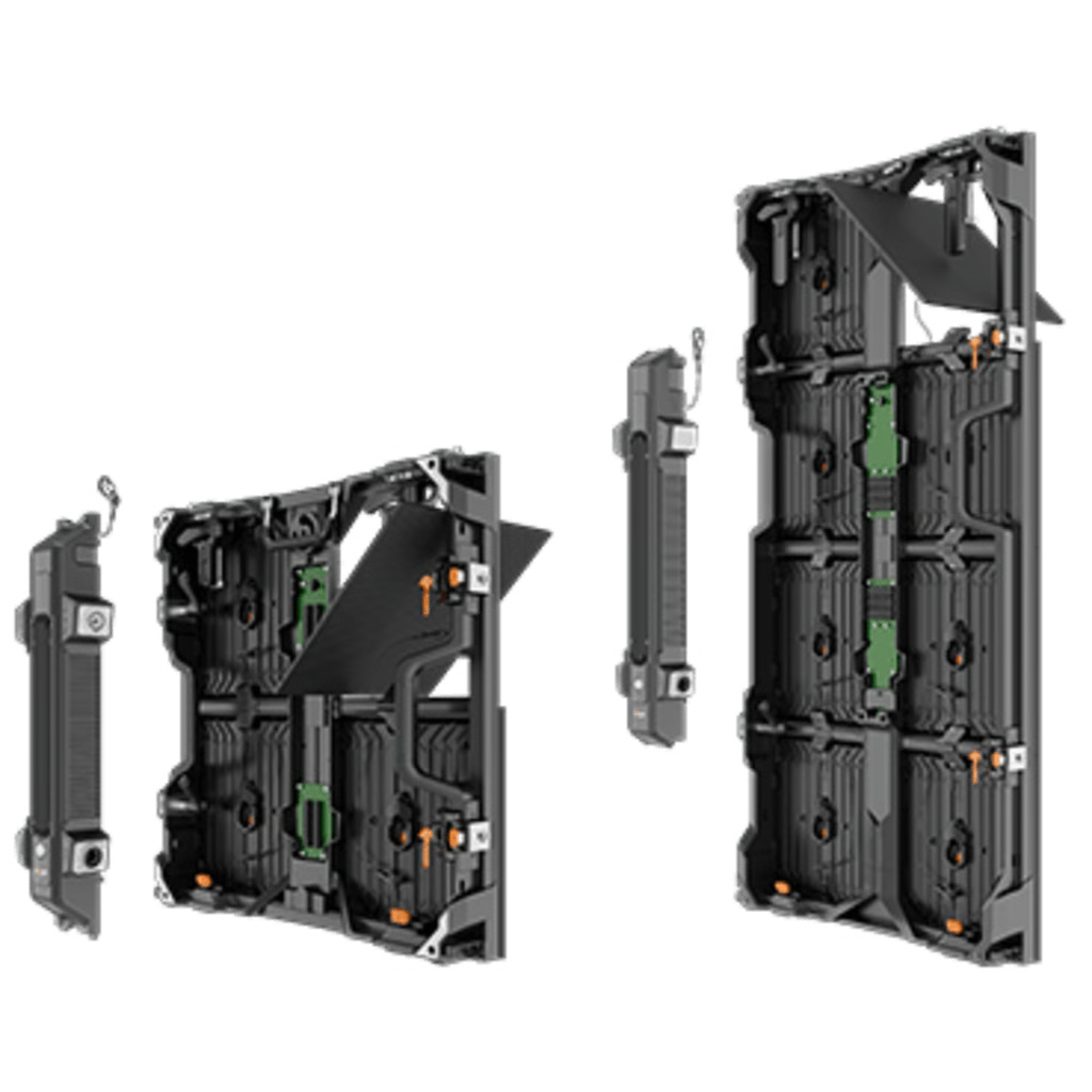 GABINETE LED PARA VIDEOWALL DE RENTA / PITCH 2.9 V2 / LED NEGRO / RESOLUCIÓN 168 X 168 / TAMAÑO 500 X 500 MM / USO EN EXTERIOR