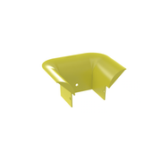 ACCESORIO DE CONTROL DE RADIO DE CURVATURA, PARA BAJADAS DE CABLE CON CANALETAS FIBERRUNNER 4X4, COLOR AMARILLO