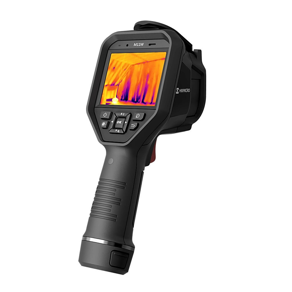 M11 - CÁMARA TERMOGRÁFICA PORTÁTIL DUAL / LENTE TÉRMICO 6.2 MM (160 X 120) / LENTE ÓPTICO (8 MEGAPIXEL) / PANTALLA TÁCTIL 3.5" / WIFI / IP54 / RANURA MICROSD HASTA 128GB / HASTA 5 HORAS DE FUNCIONAMIENTO CONT-Drones, Robots e Industrial-HIKMICRO-Bsai Seguridad & Controles