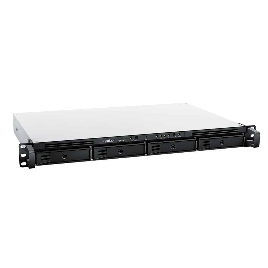 NAS RACKSTATION RS822+ | 4 BAHÍAS | 1U | AMD RYZEN V1500B | 32 GB DDR4 ECC | 4 PUERTOS 1GBE | EXPANSIÓN PCIE | COMPATIBLE CON SSD NVME | SISTEMA OPERATIVO SYNOLOGY DSM.