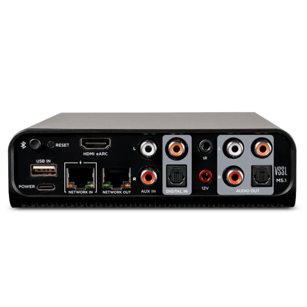 STREAMER AUDIO M SERIES | NATIVE STREAMING™ | AIRPLAY 2 | GOOGLE CAST | SPOTIFY CONNECT | TIDAL CONNECT | BLUETOOTH LE AUDIO | HDMI EARC | POE | 12V TRIGGER | VARIABLE AUDIO OUTPUT