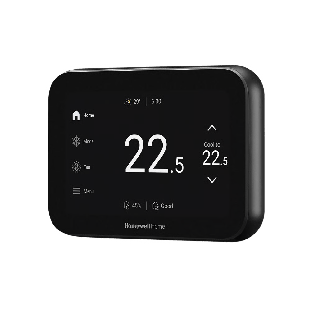 TERMOSTATO INTELIGENTE ELITEPRO / S1200 SMART THERMOSTAT / NEGRO / PANTALLA 5" / 4H-2C BOMBA CALOR / 3H-3C CONVENCIONAL / CONTROL IAQ / VIDEO DOORBELL / REDLINK+WIFI+BLUETOOTH+MATTER