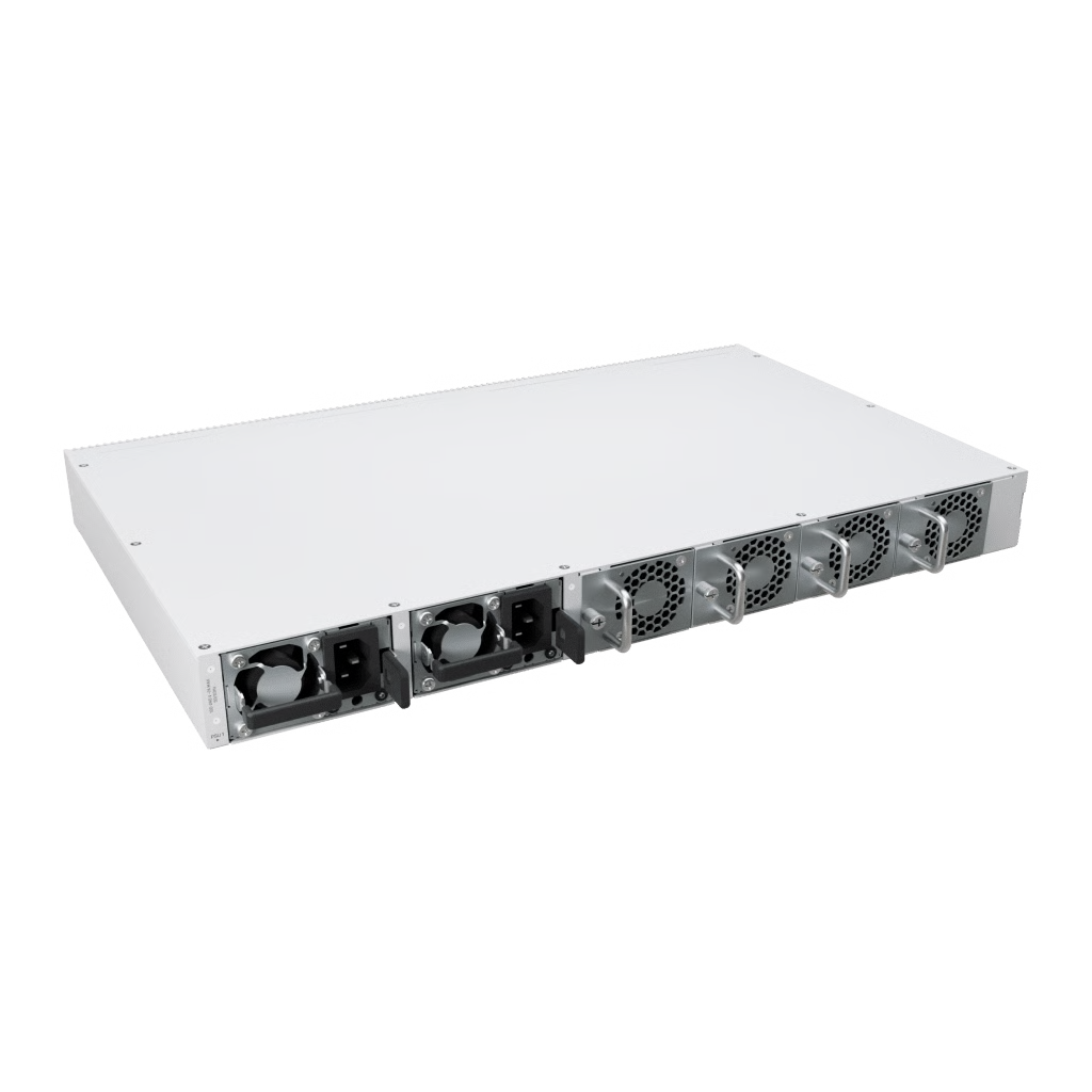 SWITCH DE RED MIKROTIK CRS812 DDQ / 400 GBPS / 8 PUERTOS SFP56 DE 50G / 2 PUERTOS QSFP56 DE 200G / 2 PUERTOS QSFP56-DD DE 400G / ROUTEROS V7 / ARM QUAD-CORE 2 GHZ / 4 GB RAM / RACKMOUNT