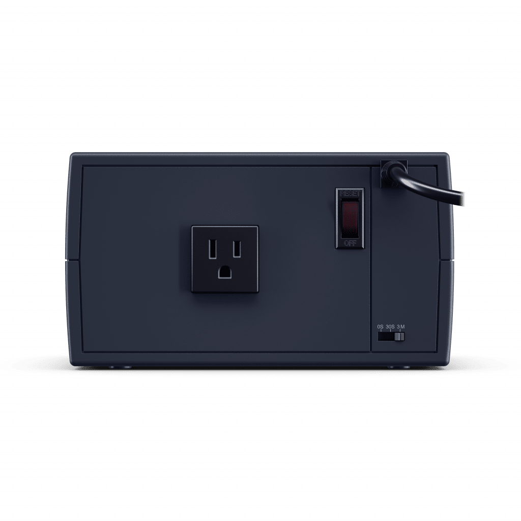 REGULADOR DE VOLTAJE PARA LÍNEA BLANCA DE 2500VA/1500W, ENTRADA NEMA 5-15P, CON 1 SALIDA NEMA 5-15R Y SUPRESIÓN DE PICOS A 245 JOULES-Calidad de la Energía-CYBERPOWER-Bsai Seguridad & Controles