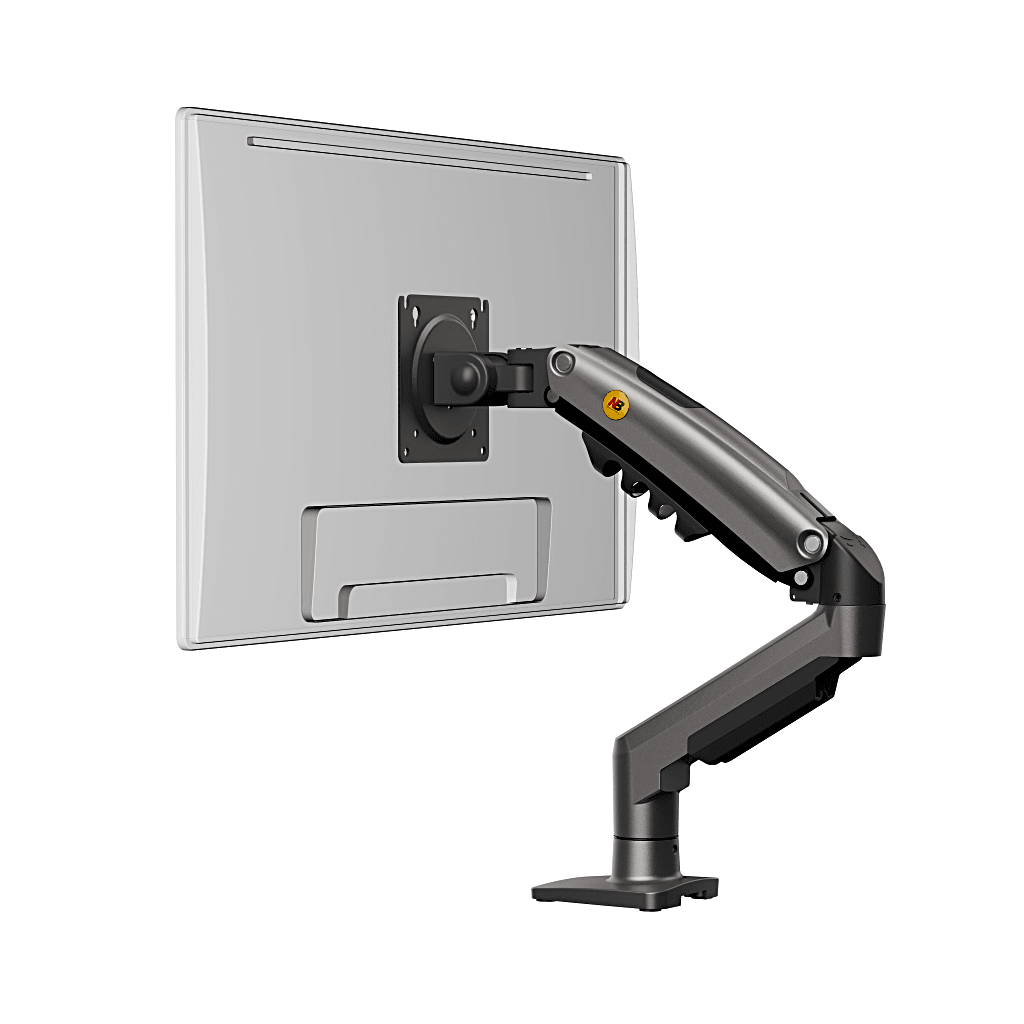 BRAZO AJUSTABLE PARA MONITOR ERGONÓMICO / COMPATIBLE CON MONITORES DE 17" - 30" / CAPACIDAD DE PESO HASTA 9 KG / ROTACIÓN 360° / INCLINACIÓN +85° A -30° / GIRO 180° / AJUSTE DE RESORTE DE GAS / COLOR GRIS-Monitores Pantallas y Mobiliario-NB-EPCOM-Bsai Seguridad & Controles