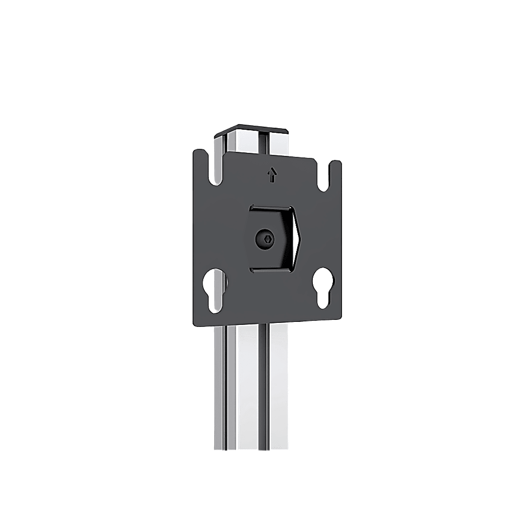 ACCESORIO - PLACA ADAPTADORA PARA PANEL LED 20 X 20.5 MM | DIMENSIONES 64 X 64 X 2 MM | DIÁMETRO DE ORIFICIO Ø10.3 MM | SEPARACIÓN DE ORIFICIOS 40 MM.-Monitores Pantallas y Mobiliario-EPCOM INDUSTRIAL-Bsai Seguridad & Controles