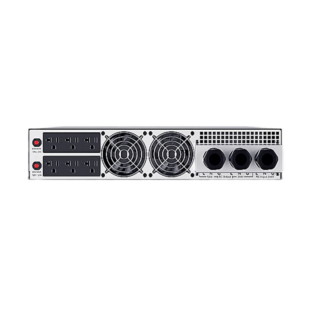 TRANSFORMADOR REDUCTOR DE 208 VCA A 120 VCA, CON ENTRADA HARDWIRE CON CABLE DE USO RUDO Y 6 SALIDAS NEMA 5-20R, RECOMENDADO PARA UPS MODELO OLS10KERT5UNEMA