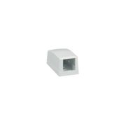 CAJA DE MONTAJE EN SUPERFICIE, PARA 1 MÓDULO MINI-COM, COLOR BLANCO