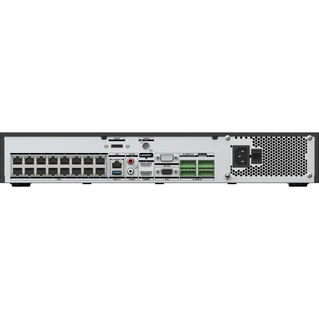 [ACUSEEK] NVR 32 MEGAPIXEL (8K) / 16 CANALES IP / 8 BAHÍAS DE DISCO DURO / 2 TARJETAS DE RED / SOPORTA RAID / HDMI EN 4K / SOPORTA POS / RECONOCIMIENTO FACIAL / BASES DE DATOS / HASTA 100,000 FOTOGRAFÍAS / ACUSEARCH