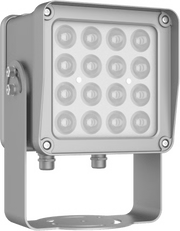 LAMPARA IR DE LUZ CONTINUA / 16 LÁMPARAS LED / DISTANCIA EFECTIVA 16 A 25 METROS / COBERTURA 40° / EXTERIOR IP66