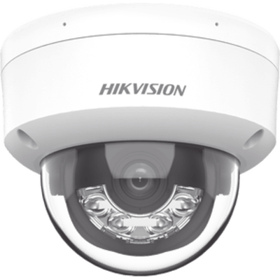 CÁMARA DOMO IP / 2 MEGAPIXEL / DUAL LIGHT 30 M (98.4 FT) / ACUSENSE LITE / MICRÓFONO INTEGRADO / IK08 / IP67 / POE