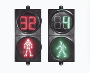 SEMÁFORO PEATONAL / CUENTA REGRESIVA / ROJO / VERDE / DINAMICO / DIÁMETRO 20 CM.-Acceso Vehicular-ACCESSPRO-Bsai Seguridad & Controles