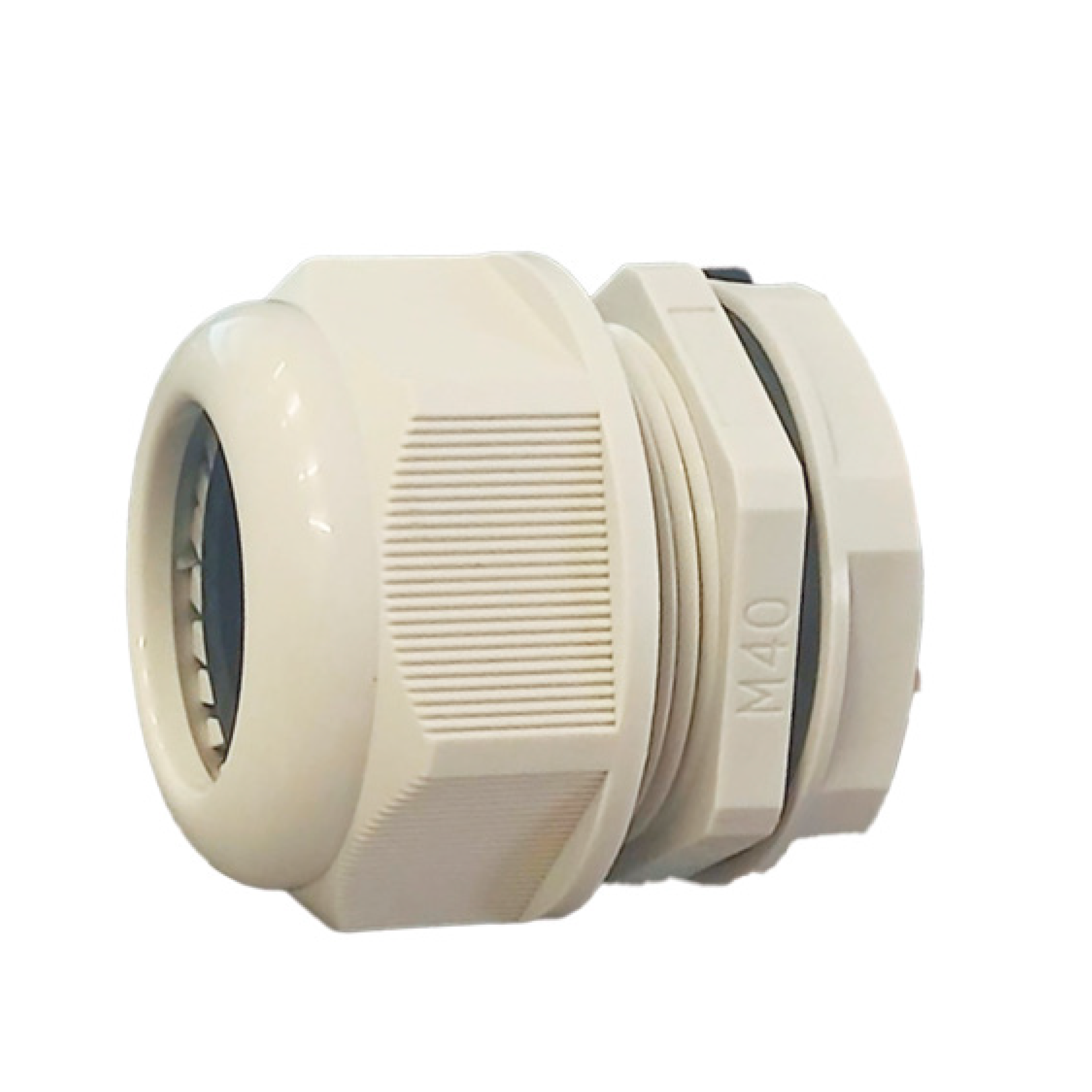 GLANDULA PLASTICA ENSON ENS-CG40 PARA CAJAS PLASTICAS / DIAMETRO DE CONEXION 40 MM / BRINDA SUJECION SEGURA Y SELLADO CONTRA POLVO Y AGUA / RECOMENDADA PARA INSTALACIONES EXIGENTES Y CAJAS DE MAYOR TAMANO / COMPATIBLE CON MODELOS ENS-NEM22 / ENS-NEM30-Gabinetes NEMA / Cajas Exterior-ENSON-ENS-CG40-Bsai Seguridad & Controles