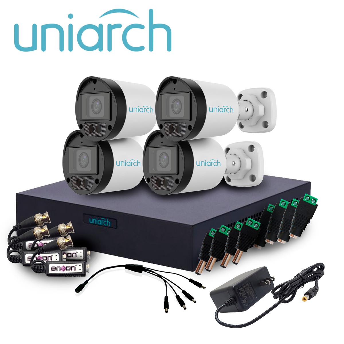 UNIARCH BY UNV KIT 4X4 HD 2MP MIC INCLUIDO UNIARCH BY UNV Bsai Seguridad y Controles