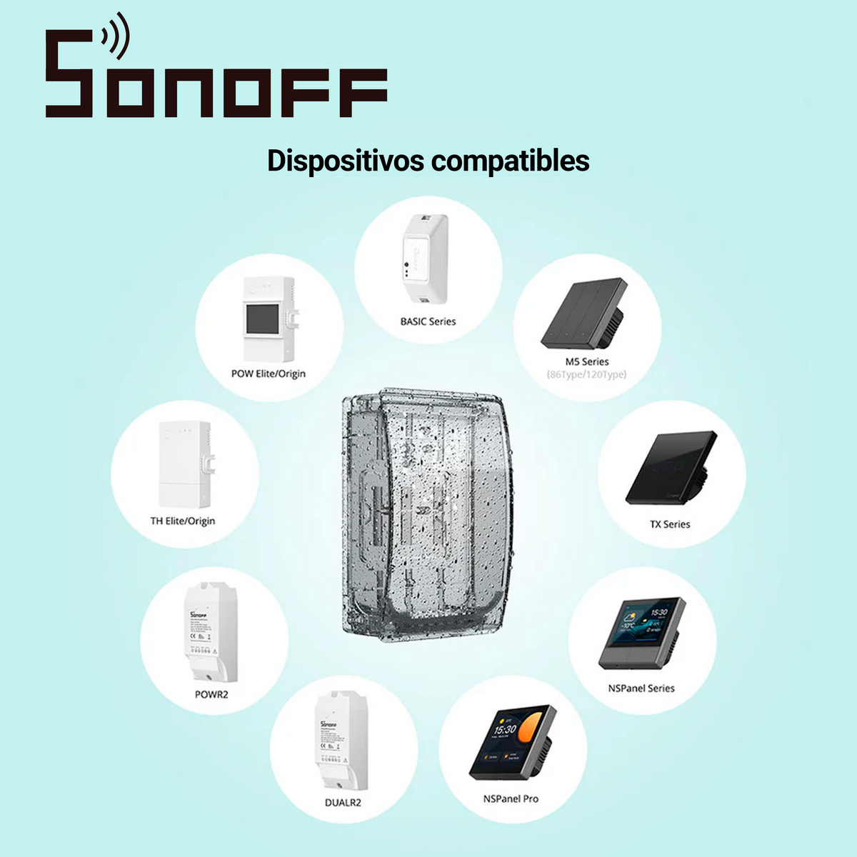 SONOFF WATERPOOF BOX R2 SONOFF Bsai Seguridad y Controles