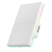 APAGADOR DE PARED TOUCH TX ULTIMATE SONOFF T5-2C-120 / 2CH ON/OFF INALAMBRICO / WIFI 2.4GHZ / COLOR BLANCO / LUZ AMBIENTAL / VIBRA/SUENA/SE ILUMINA AL TOCARLO / COMPATIBLE CON ALEXA/GOOGLE HOME/IFTTT / APP IOS Y ANDROID / HASTA 5AMP POR CANAL-Sonoff-SONOFF-T5-2C-120-Bsai Seguridad & Controles