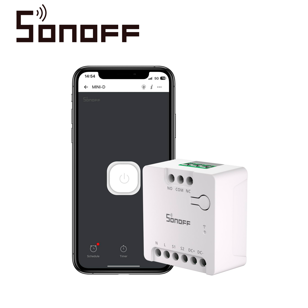 SONOFF MINI-D SONOFF Bsai Seguridad y Controles