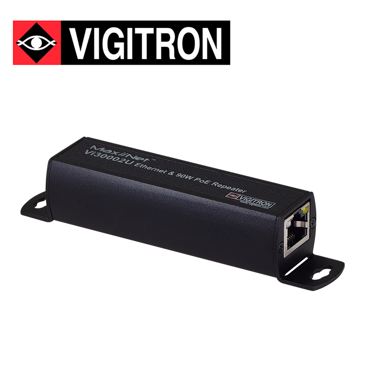 REPETIDOR POE VIGITRON / 10M /100M / EXTIENDE SEÑAL POE DE 90W HASTA 200 METROS / POE AF/AT/BT [VI30002U]