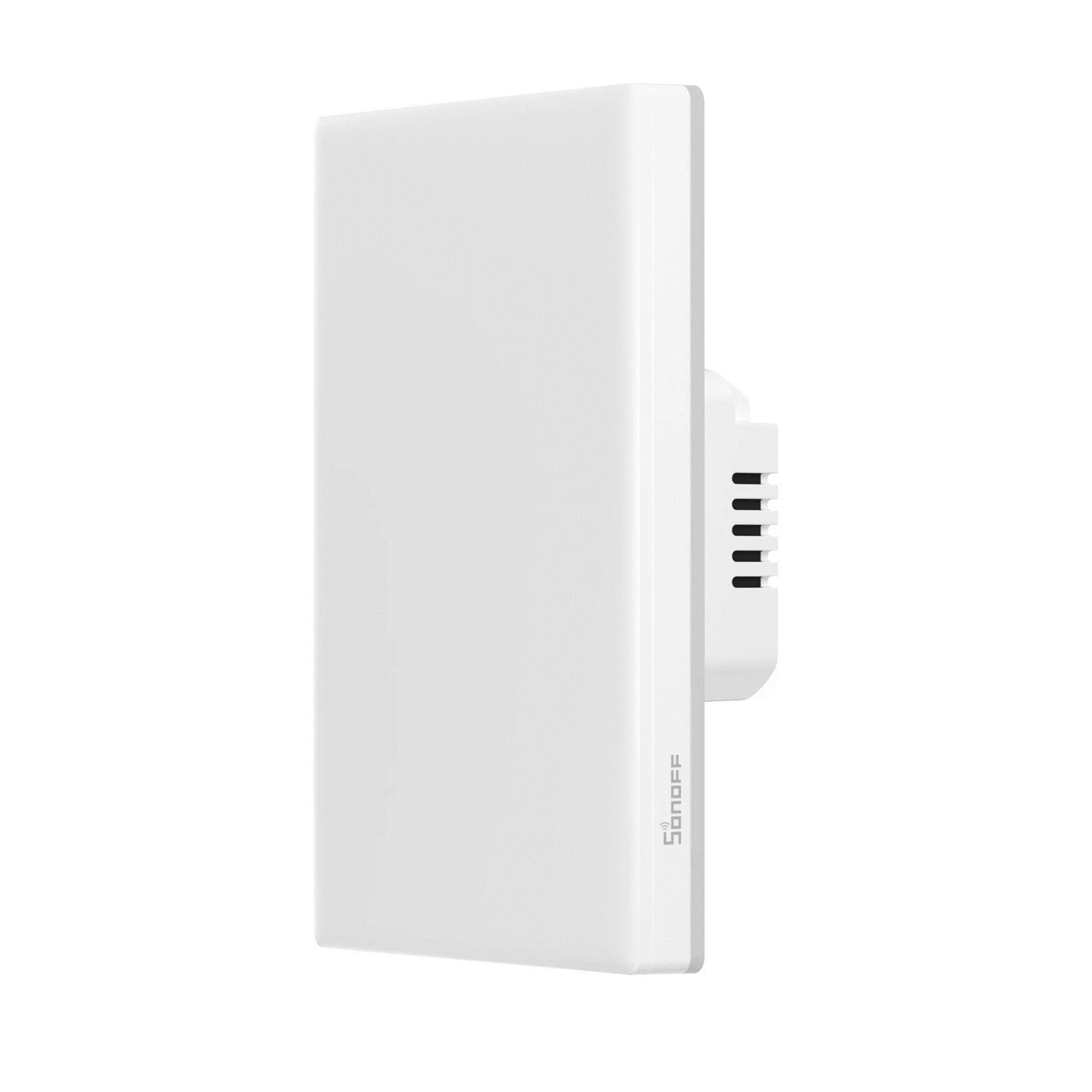 APAGADOR DE PARED TOUCH TX ULTIMATE SONOFF T5-1C-120 / 1CH ON/OFF INALAMBRICO / WIFI 2.4GHZ / COLOR BLANCO / LUZ AMBIENTAL / VIBRA/SUENA/SE ILUMINA AL TOCARLO / COMPATIBLE CON ALEXA/GOOGLE HOME/IFTTT / APP IOS Y ANDROID / HASTA 5AMP POR CANAL-Sonoff-SONOFF-T5-1C-120-Bsai Seguridad & Controles
