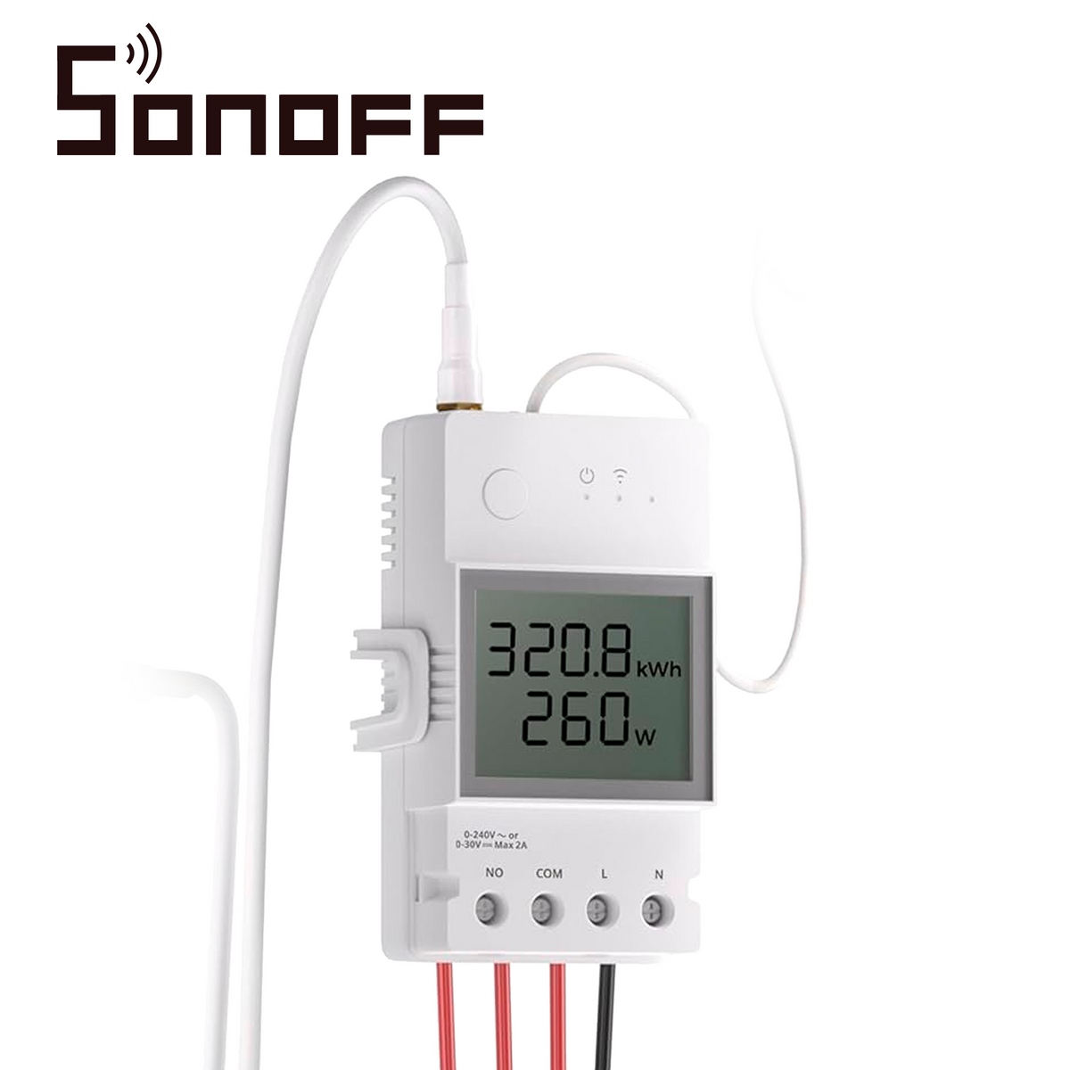 MONITOR DE CORRIENTE SONOFF / PERMITE MONITOREAR LA EXISTENCIA DE CORRIENTES HASTA DE 100 AMP SIN TOCAR CABLES ACTIVOS / DISEÑO DE ABRAZADERA PARA CABLE CON FORRO HASTA DE 1.5 CENTIMETROS DE GRUESO PARA MEDIR LA ENERGIA / PERMITE MEDIR VOLTAJE [POWCT]