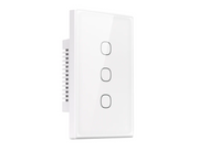 APAGADOR DE PARED TOUCH TX GEN2 SONOFF T6-3C-120M / 3CH ON/OFF INALAMBRICO / WIFI 2.4GHZ / COLOR BLANCO / MATTER COMPATIBLE APPLE HOME/ALEXA/GOOGLE HOME/SMARTTHINGS/IFTTT / APP IOS Y ANDROID / HASTA 10AMP POR CANAL-Sonoff-SONOFF-T6-3C-120M-Bsai Seguridad & Controles