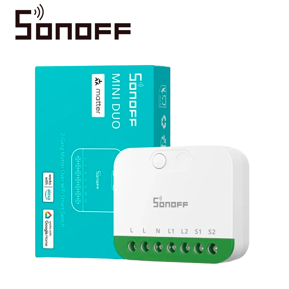 SONOFF MINI-2GS SONOFF Bsai Seguridad y Controles