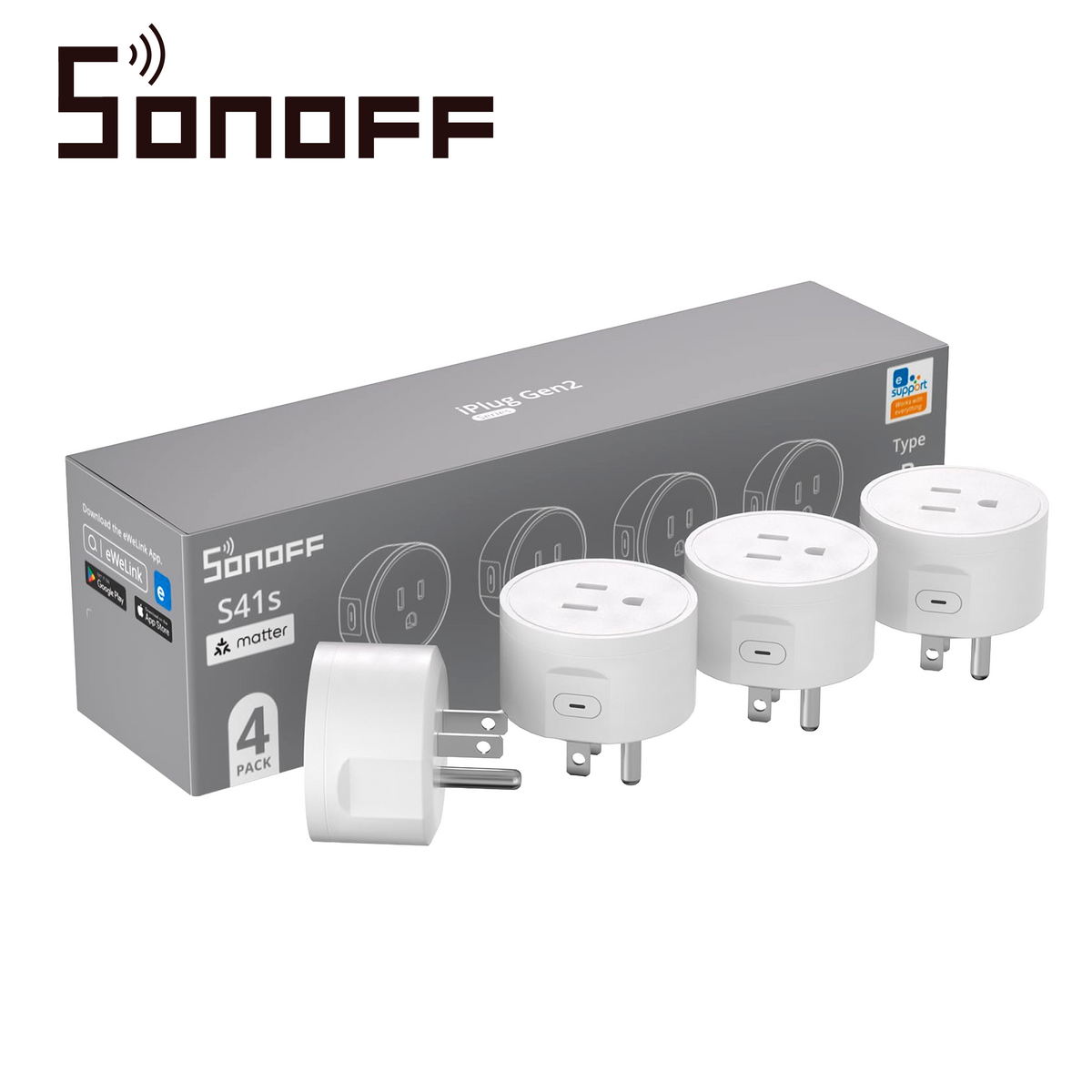 SONOFF S41STPB SONOFF Bsai Seguridad y Controles