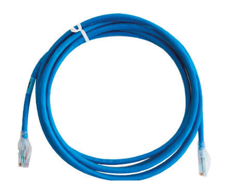 PATCH CORD TRACEABLE UTP CAT6A BELDEN CAT1106002/ INTERIOR / AZUL/ 4 PARES / 24 AWG / FORRO PVC / CMR / 2 PIES 0.6 METROS-Patchcords UTP-BELDEN-Bsai Seguridad & Controles