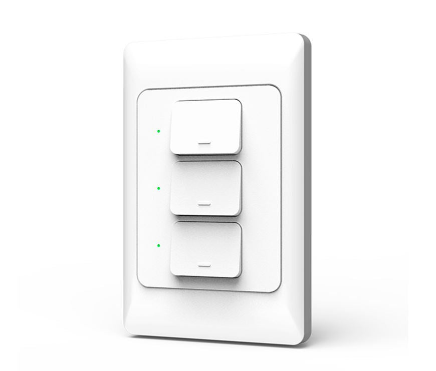 SWITCH APAGADOR WIFI 2.4 GHZ DUOSMART A31 / 3 BOTONES-UNIDADES / COMPATIBLE CON ALEXA Y GOOGLE HOME / TEMPORIZADORES / ESCENAS DE AUTOMATIZACION / CABLE NEUTRO OPCIONAL-Duosmart-DUOSMART-Bsai Seguridad & Controles