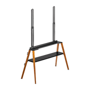 SOPORTE DE TV EASEL STUDIO TV FLOOR STAND | COMPATIBLE VESA 200X200 A 600X400 | PARA PANTALLAS DE HASTA 75 PULGADAS | CAPACIDAD DE PESO 40 KG | ALTURA AJUSTABLE 905-2590 MM | INCLUYE CABLE ANTI-CAÍDA-Monitores Pantallas y Mobiliario-BRATECK-Bsai Seguridad & Controles