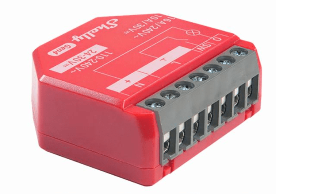 RELEVADOR INALÁMBRICO INTELIGENTE 16A, 110-240 V / MEDICIÓN DE CONSUMO / COMPATIBLE CON ASISTENTE DE VOZ ALEXA, GOOGLE HOME / WIFI 2.4-Iluminación-SHELLY-Bsai Seguridad & Controles