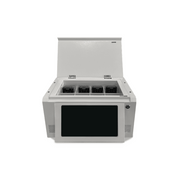 ESTACIÓN DE DESCARGA PARA CÁMARAS CORPORALES | 8 CANALES DE CONEXIÓN | DESCARGA SIMULTANEA | PANTALLA TÁCTIL | ALMACENAMIENTO HASTA 12TB | CARGA Y COPIA DE SEGURIDAD AUTOMÁTICA | COMPATIBLE CON BODY CAM XMR-R3.-Videograbadoras Móviles, Dash Cams y Body Cams-EPCOM-Bsai Seguridad & Controles