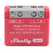MINI INTERRUPTOR INTELIGENTE WI-FI 2.4 / MEDICIÓN DE CONSUMO, /1 CANAL 8A 110-240 / COMPATIBLE CON ASISTENTES DE VOZ