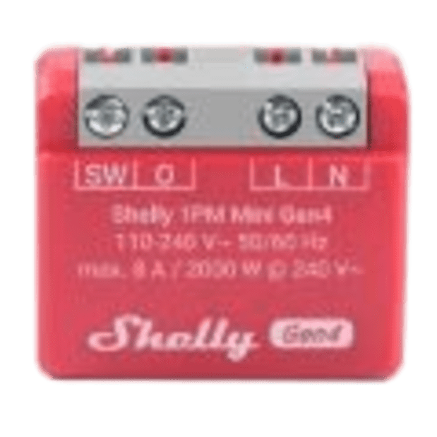 MINI INTERRUPTOR INTELIGENTE WI-FI 2.4 / MEDICIÓN DE CONSUMO, /1 CANAL 8A 110-240 / COMPATIBLE CON ASISTENTES DE VOZ