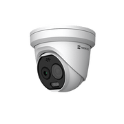 CÁMARA TURRET TÉRMICA/ÓPTICA BI-ESPECTRAL/ 160×120 TÉRMICO + 5MP ÓPTICO / DETECCIÓN TEMPERATURA -20°C A 150°C / ALARMA INCENDIO Y FUMAR / VCA3.0 VEHÍCULOS 60M HUMANOS 20M / IP67 -40°C A 65-Cámaras IP y NVRs-HIKMICRO-Bsai Seguridad & Controles