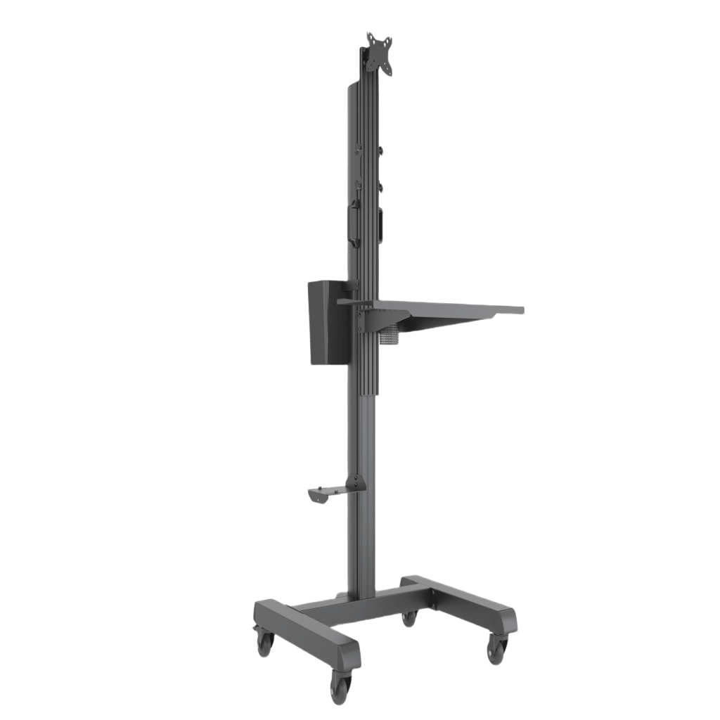 MONTAJE | PUESTO DE TRABAJO MÓVIL SENTADO Y DE PIE-Monitores Pantallas y Mobiliario-EPCOM INDUSTRIAL-Bsai Seguridad & Controles